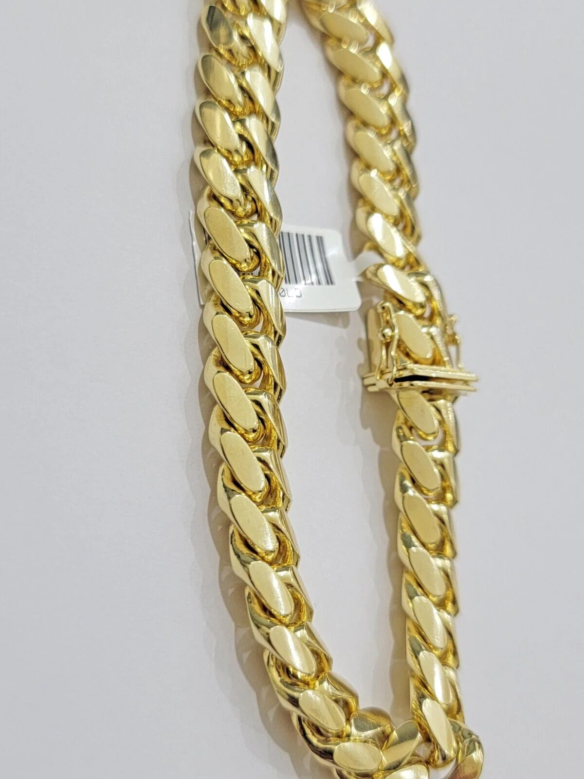 14k Yellow Gold Bracelet 9 Inch Solid 9mm Miami Cuban Link Mens Real 14kt Heavy - Image 8