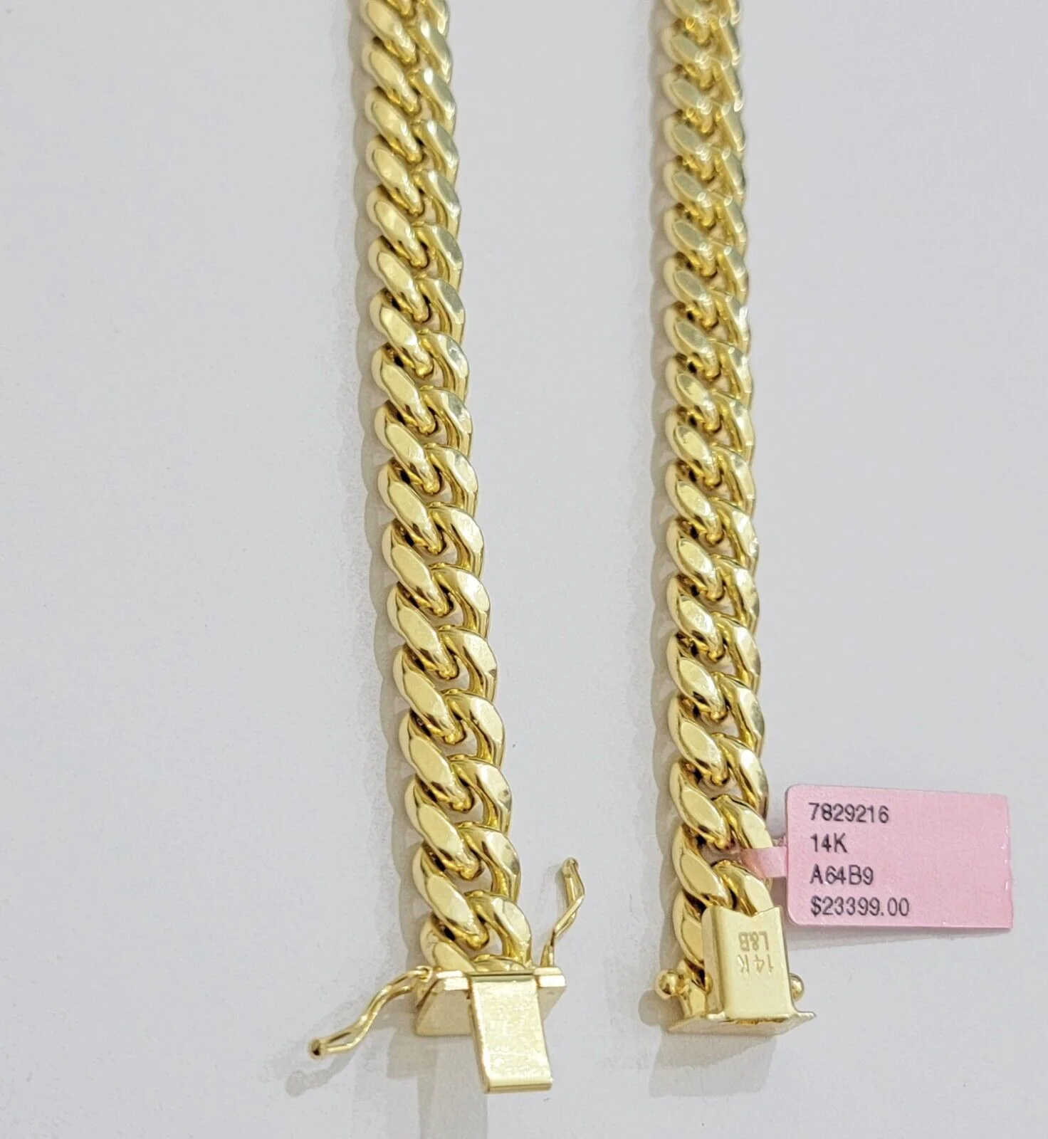 14k Yellow Gold Chain Miami Cuban Link Necklace 9mm 18 - 30 Inch Real 14KT Men's - Image 11