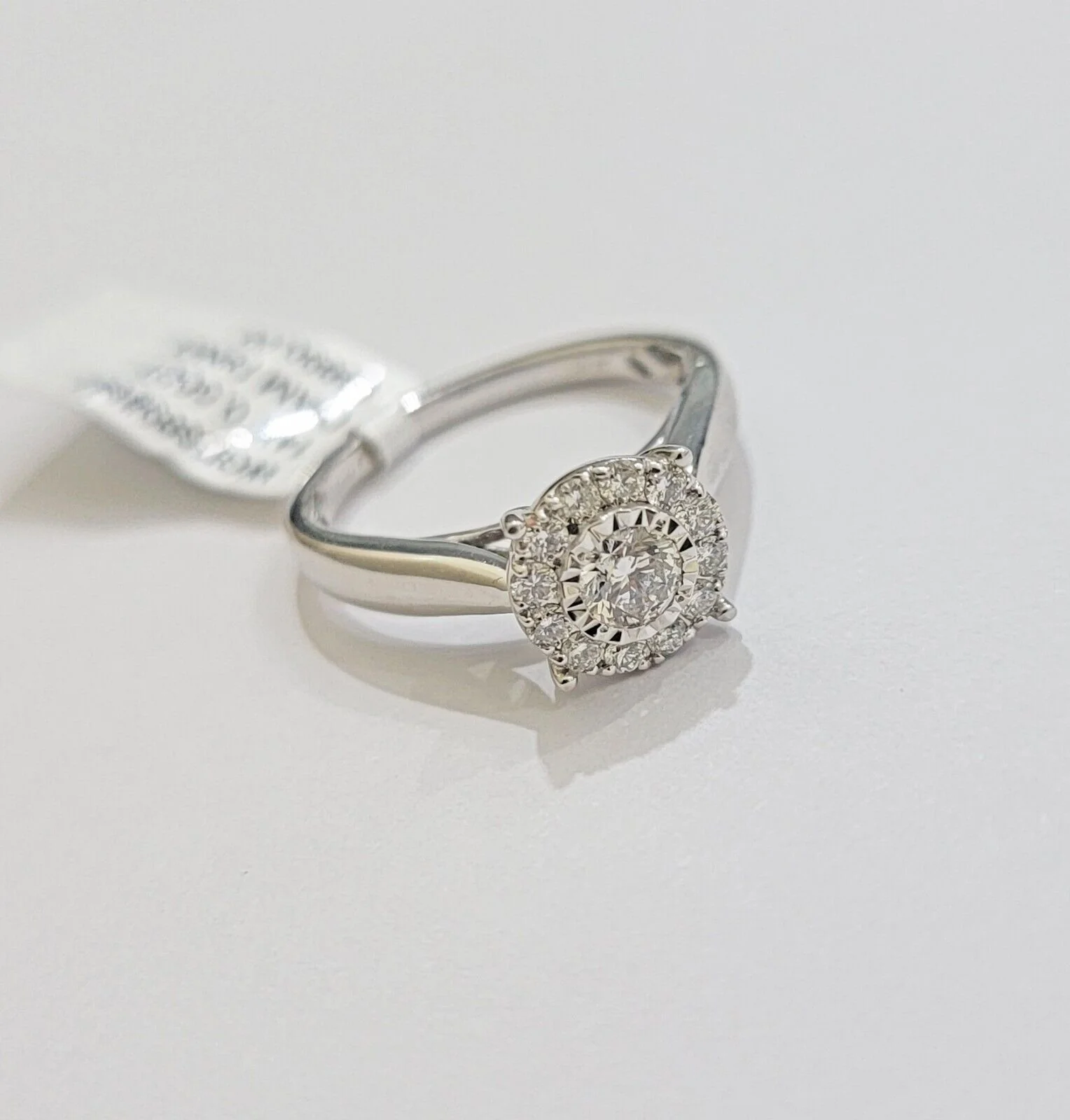 14k Yellow Gold Ladies Diamond Ring Wedding Engagement Women Solid Band REAL - Image 2
