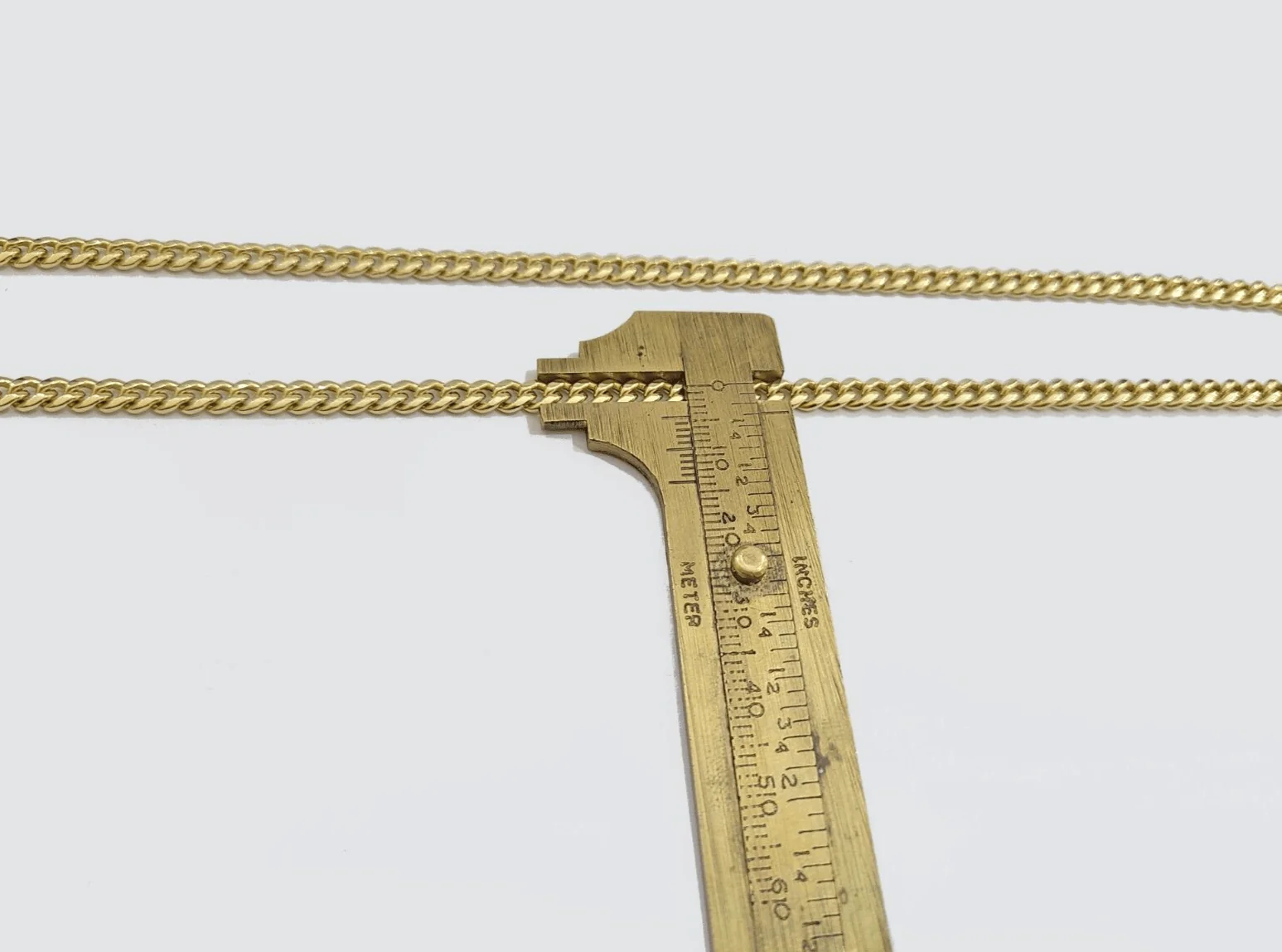 14k Yellow Gold Miami Cuban Chain 24 Inch Necklace Texas Map Charm Pendant Real - Image 11