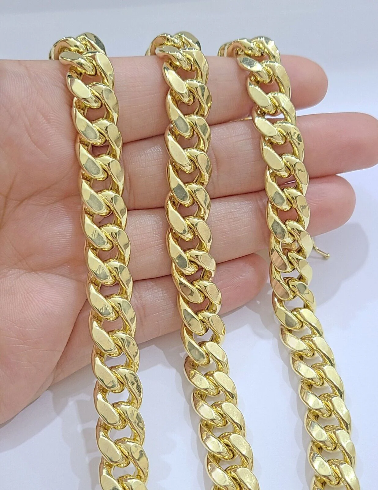 14k Yellow Gold Miami Cuban Link Chain 10mm 26" Necklace Box Lock 14kt Real - Image 8