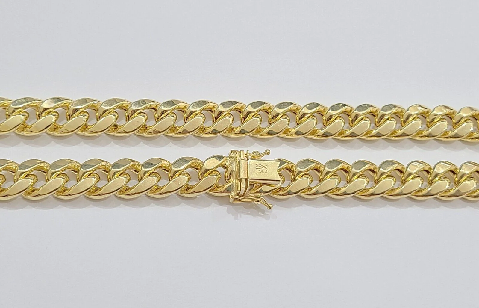 14k Yellow Gold Miami Cuban Link Chain 10mm 30" Necklace Box Lock Real 14kt - Image 5