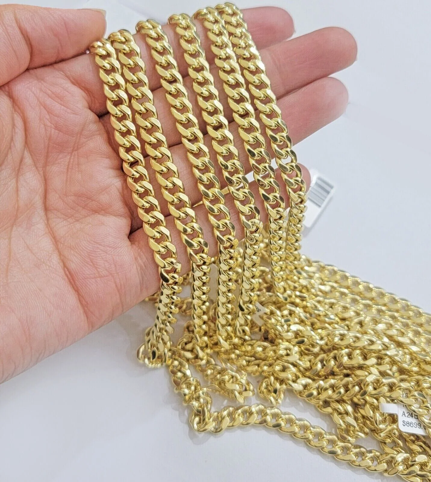 14k Yellow Gold Miami Cuban Link Chain 6mm 26" Necklace Box Lock REAL 14kt - Image 4