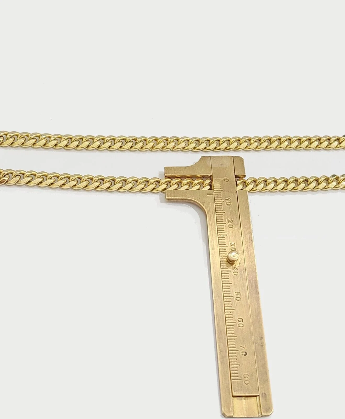14k Yellow Gold Miami Cuban Link Chain 7mm 20" Necklace Box Lock REAL - Image 6