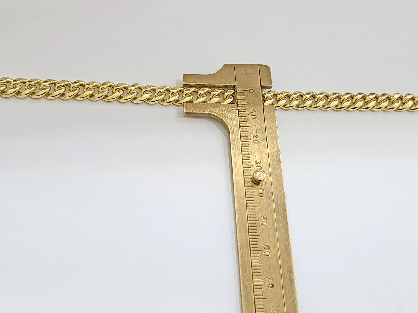 14k Yellow Gold Miami Cuban Link Chain 8mm 20" Necklace Box Lock REAL - Image 5