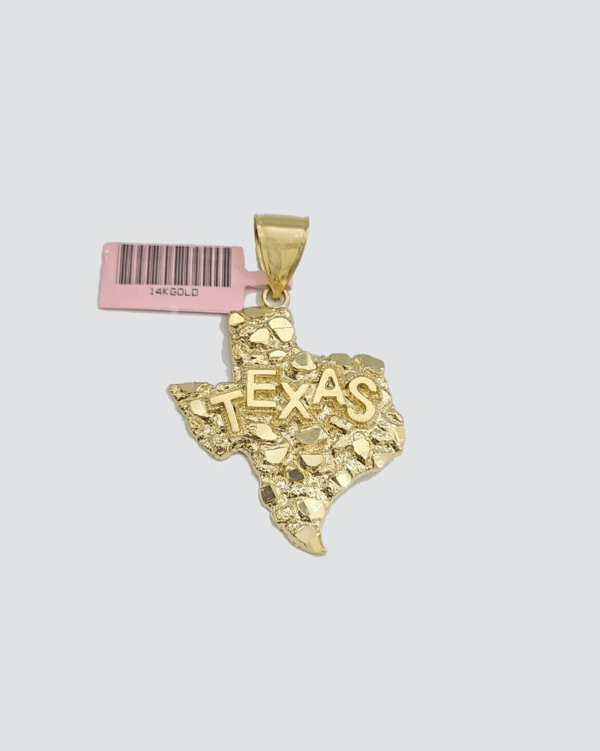14k Yellow Gold Rope Chain 30'' Inch Necklace Texas Map Charm Pendant Real 14kt - Image 10