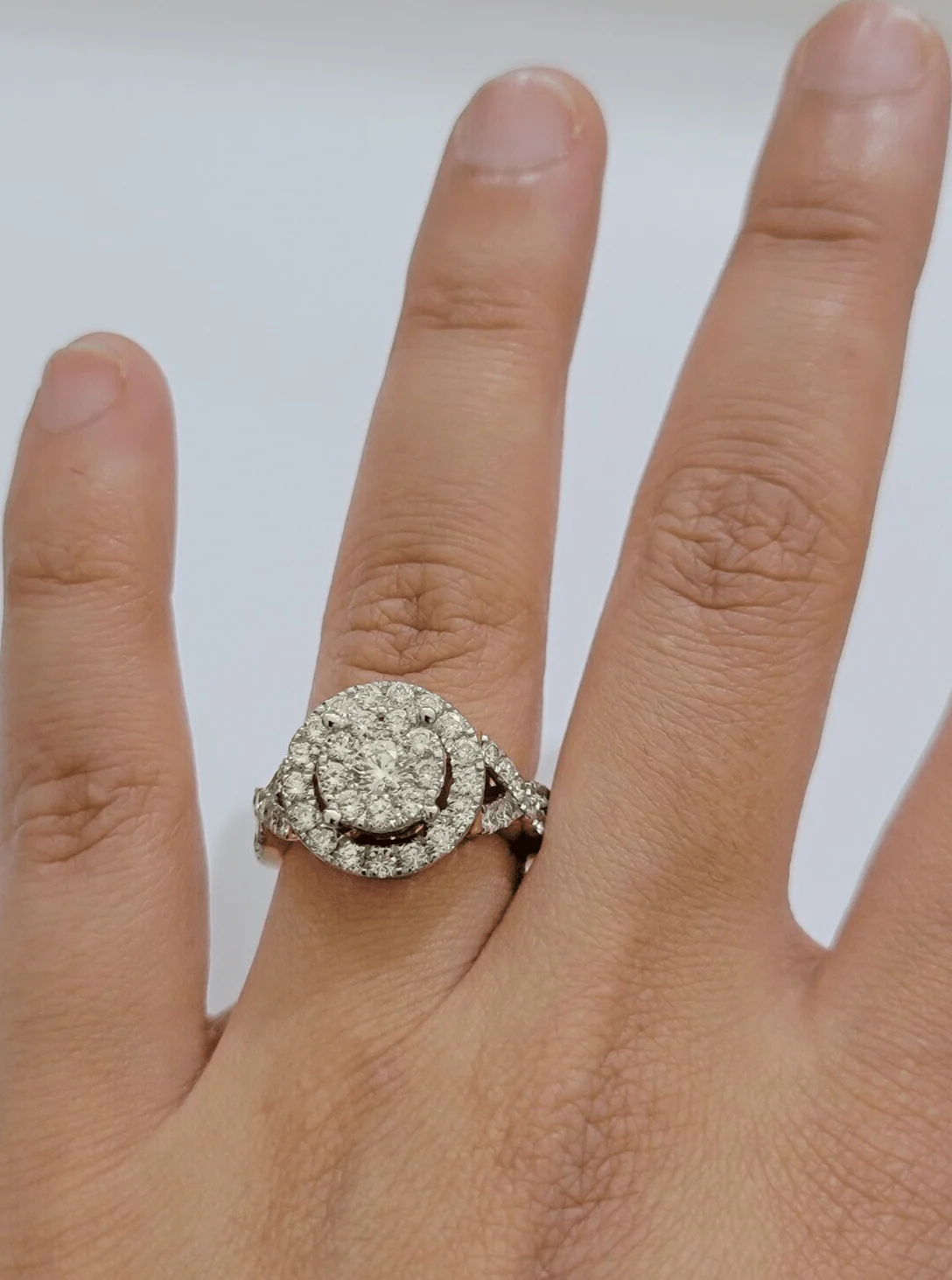 14kt Yellow Gold 2CT Diamond Ring Band Ladies Bridal Set Wedding Engagement SALE - Image 3
