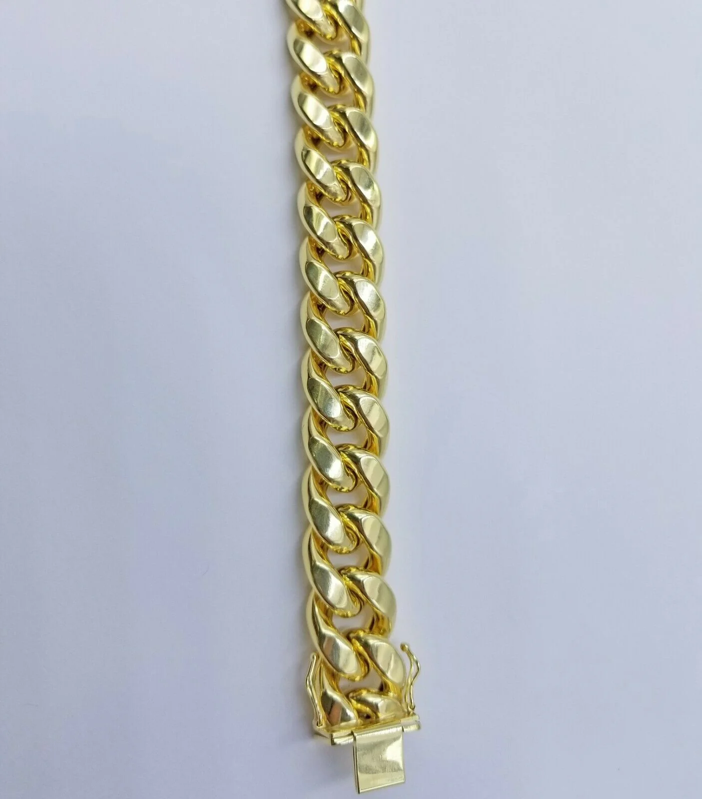 15mm 10k Gold Mens Bracelet Miami Cuban Link 7.5" Thick 10kt Yellow Gold REAL - Image 6