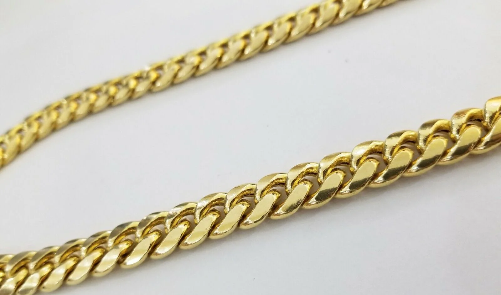 26" inch Real 14K Yellow Gold miami cuban chain 11mm Necklace Lobster lock  14kt - Image 4