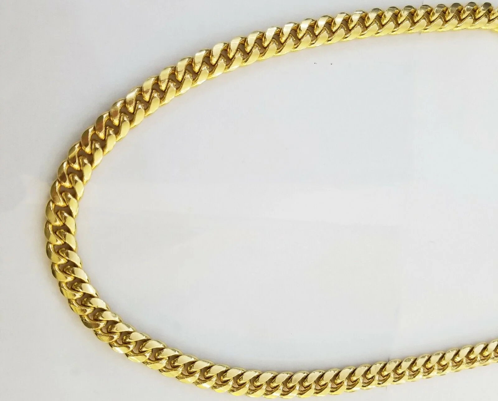 26" inch Real 14K Yellow Gold miami cuban chain 11mm Necklace Lobster lock  14kt - Image 7