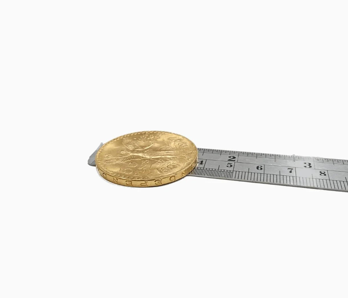 Centenario Coin 22k Solid Yellow Gold 50 Pesos 1947 Mexico/Mexican Coin Oro Puro - Image 6