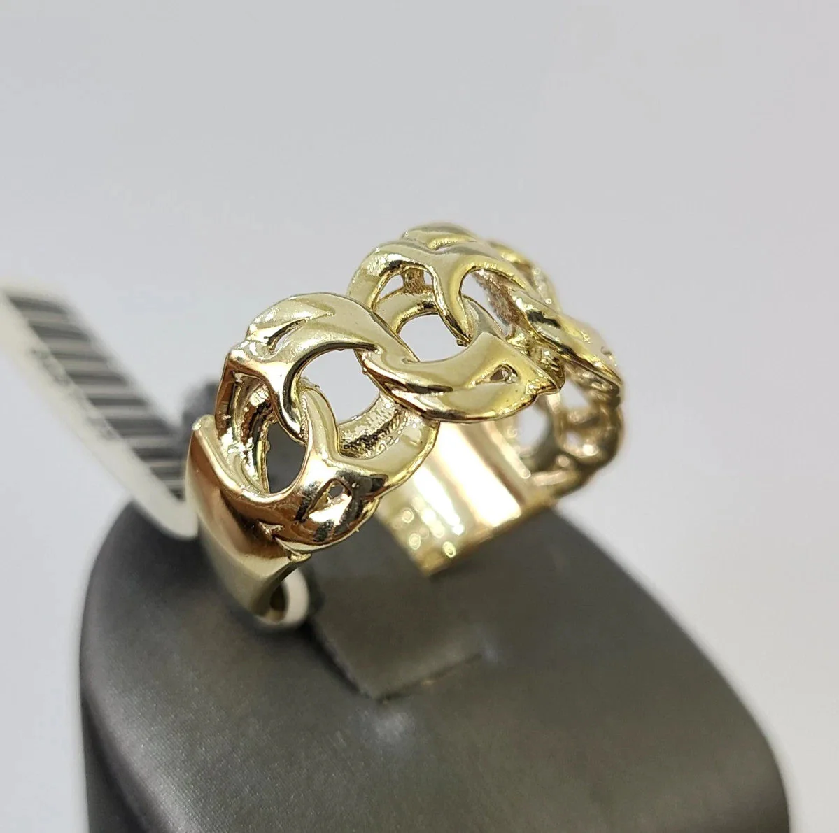 Real 10k Cuban Curb Ring Yellow Gold Women Men Genuine 10Kt - Image 6