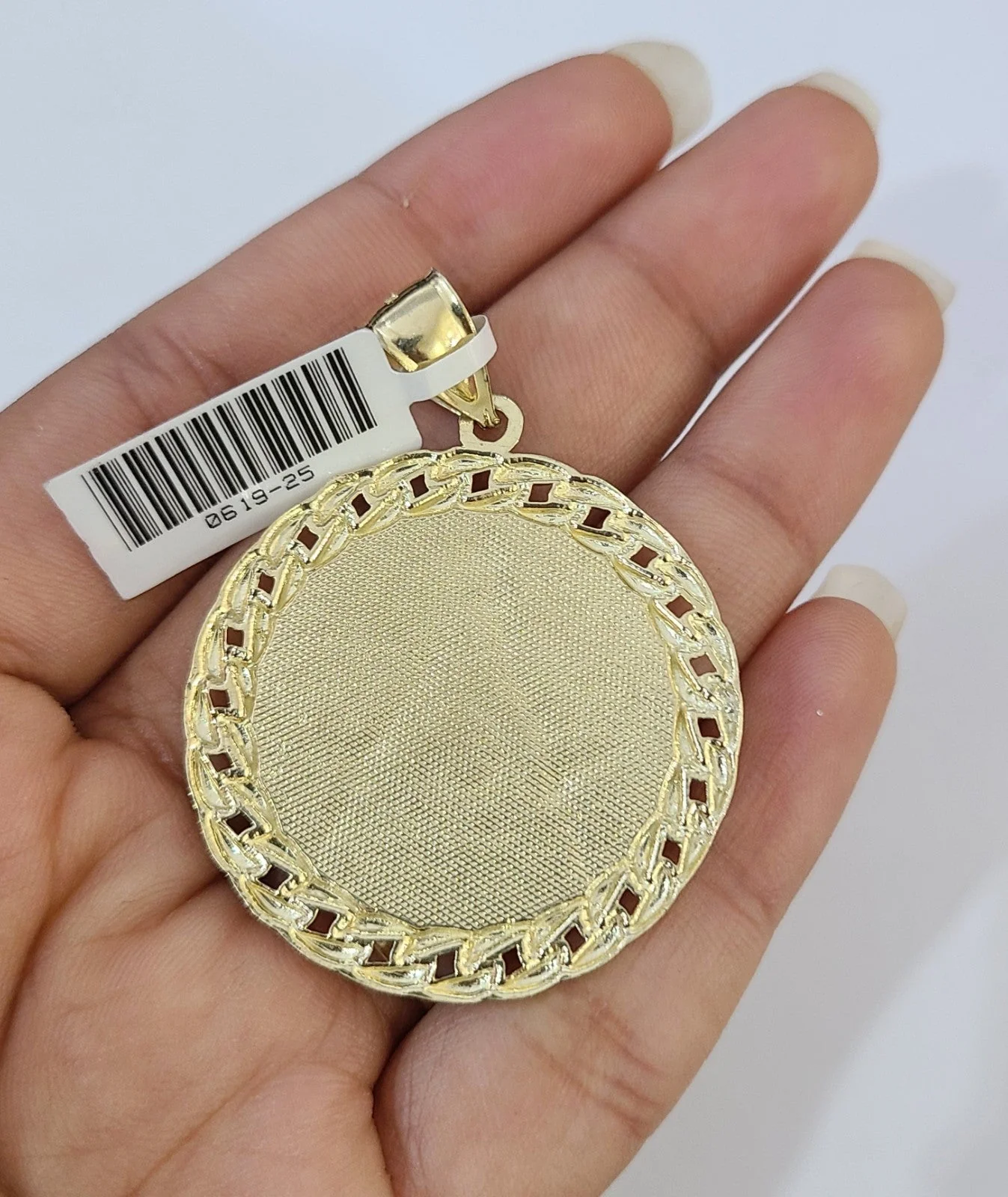 Real 10k Gold Byzantine Necklace Masonic Pendant Charm SET Chain 20"-30" 4mm - Image 7