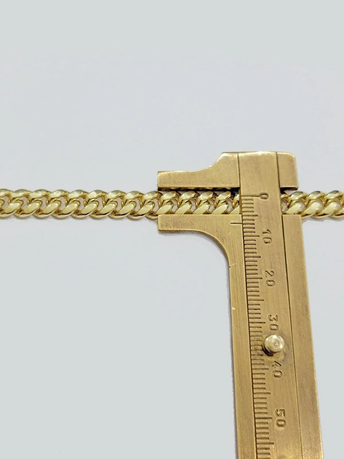 Real 10k Gold Chain 7mm 22 Inch Miami Cuban Link Box Clasp Mens 10kt Yellow Gold - Image 2