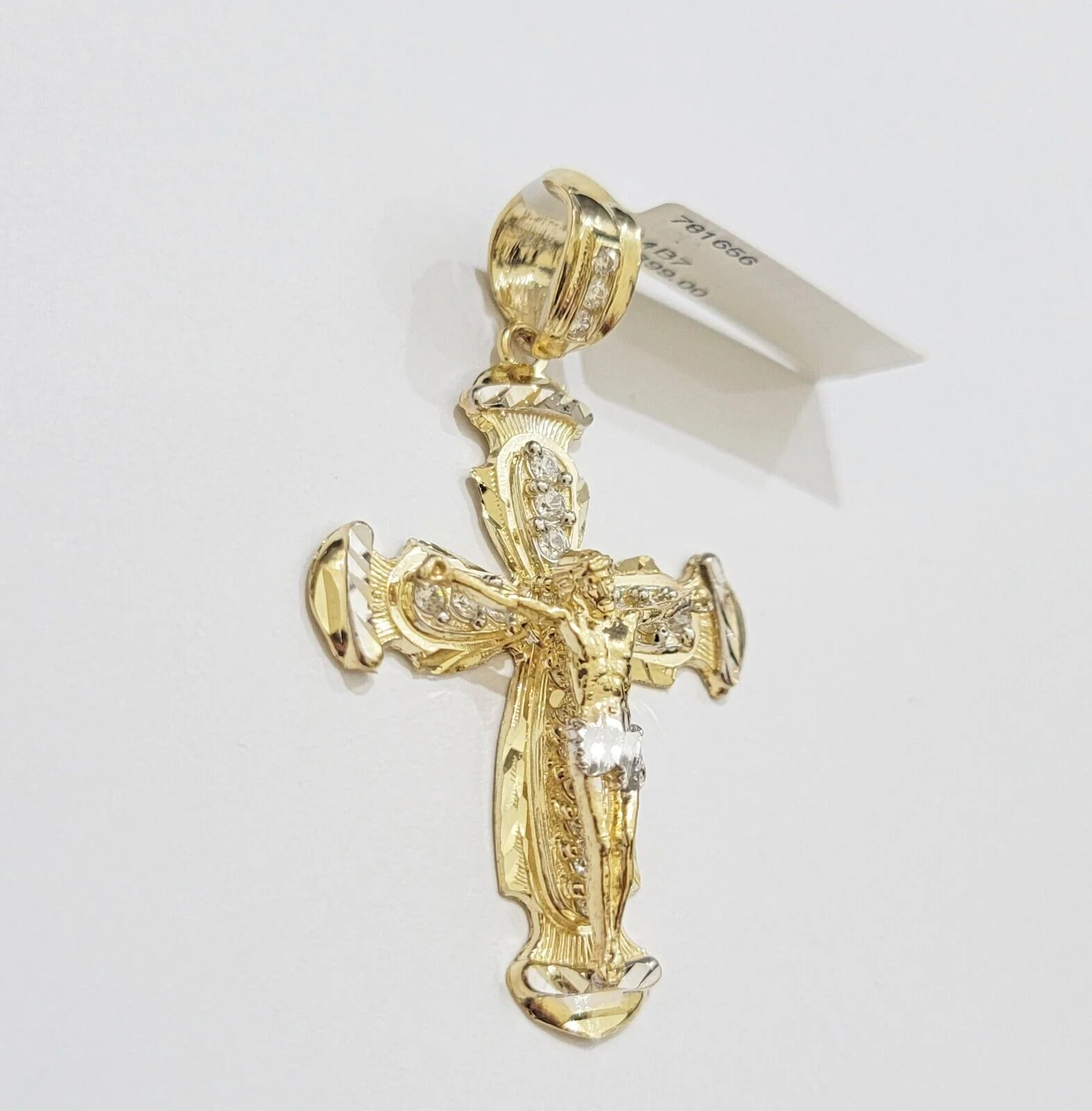 Real 10k Gold Chain & cross charm pendant SET Miami Cuban link necklace 5 mm 26" - Image 7