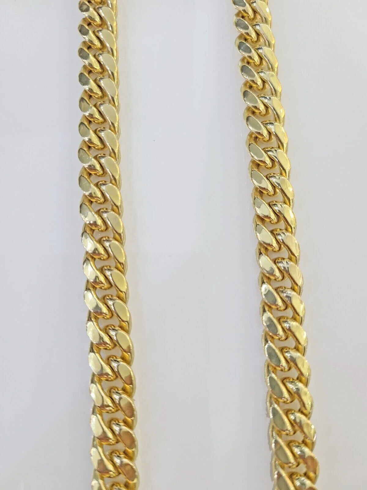 Real 10k Gold Chain Necklace 9mm 26 Inch Miami Cuban Link Strong Men's 10KT Gold - Image 5