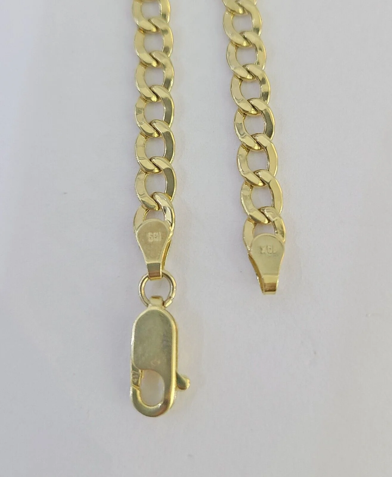 REAL 10K Gold ID Bracelet Kids Baby  Cuban Curb Link Unisex - Image 6