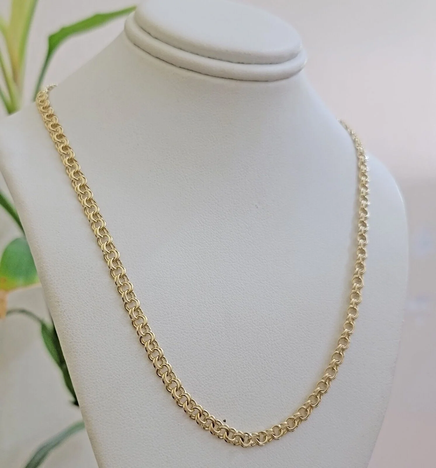 Real 10k Gold Kids Chino Chain Necklace 16 Inch 5mm SOLID 10KT Yellow Gold - Image 8