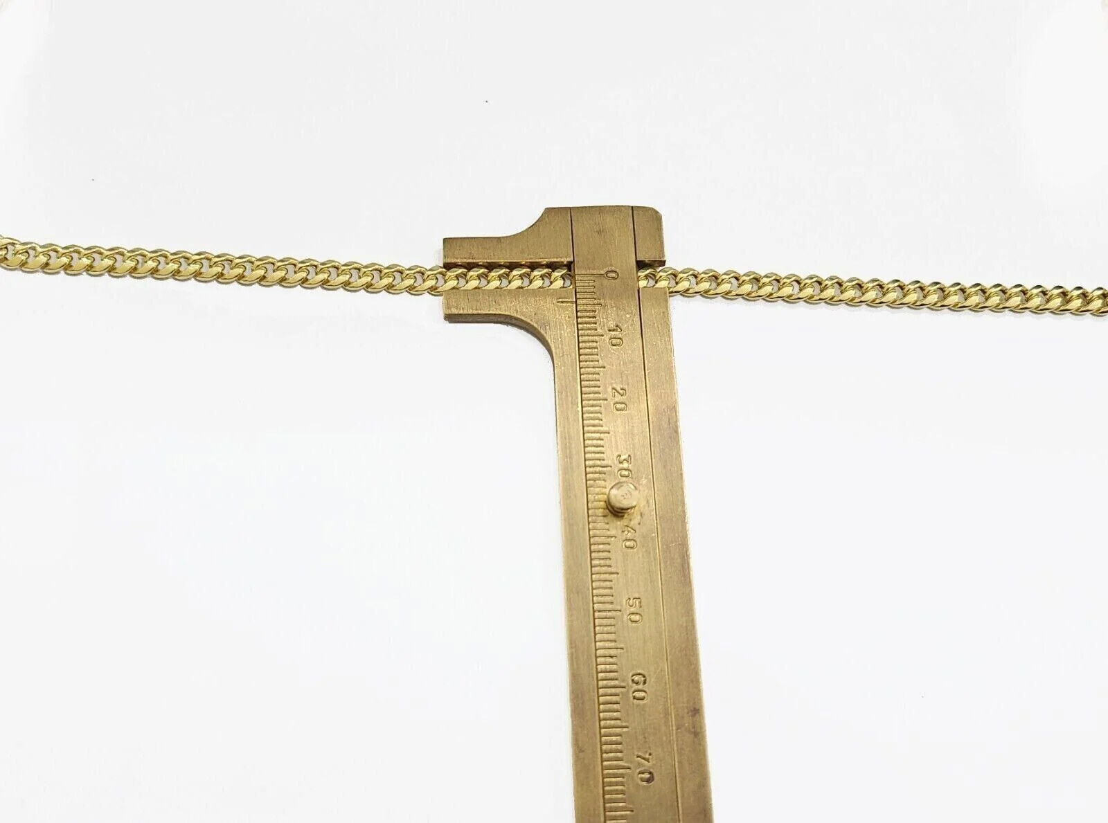 Real 10k Gold Miami Cuban Chain 5mm 24" Inch Necklace Cross Pendant 10kt Charm - Image 5