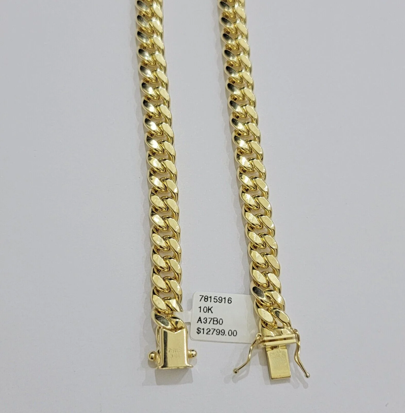 Real 10k Gold Necklace 8mm Miami Cuban Link Chain 26 Inch Men's 10KT STRONG LINK - Image 5