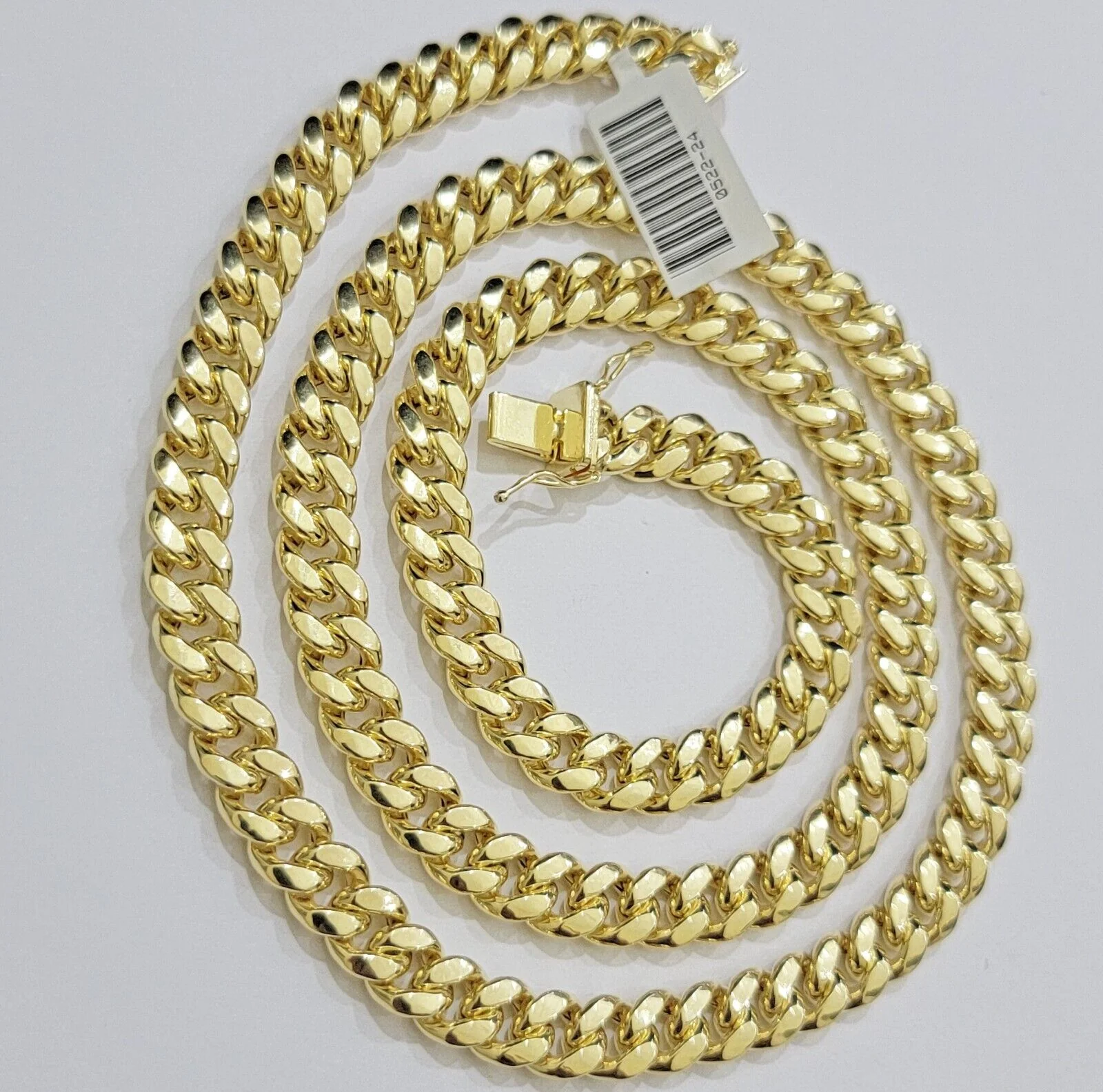 Real 10k Gold Necklace 8mm Miami Cuban Link Chain 26 Inch Men's 10KT STRONG LINK - Image 6
