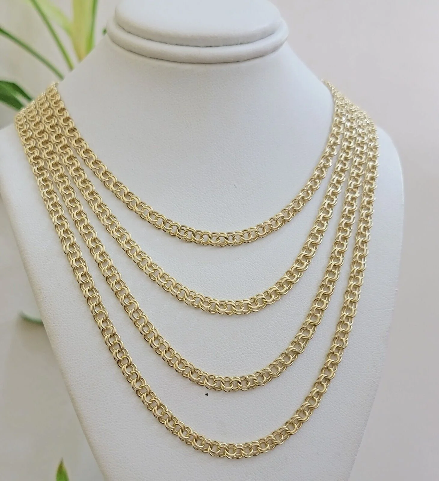 Real 10k Gold Necklace Chain Chino Link 5mm SOLID 16 - 24 Inch Men Women Kids - Image 8