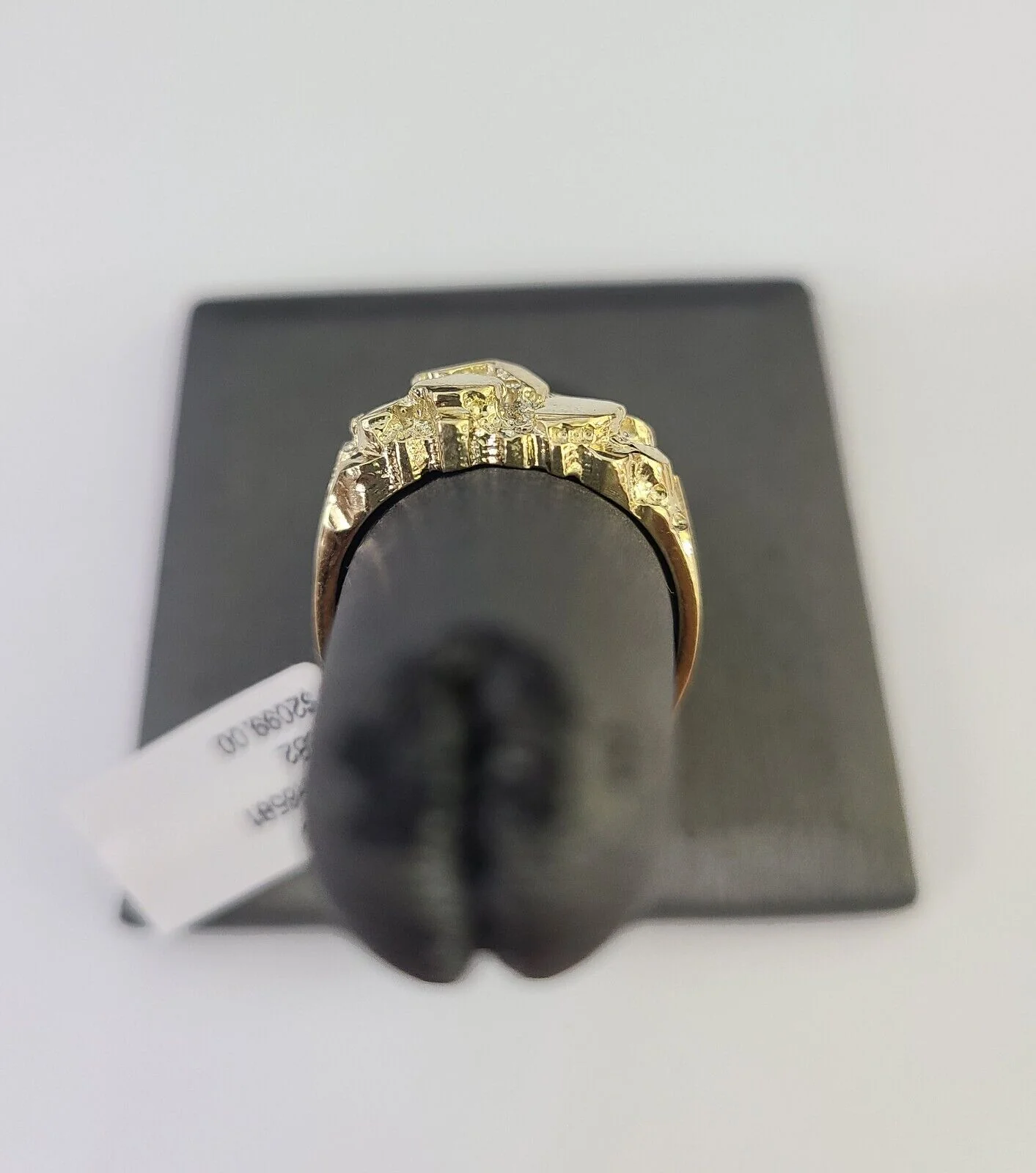 Real 10k Nugget Ring Yellow Gold Casual Ring 10kt Genuine All Sizes - Image 7