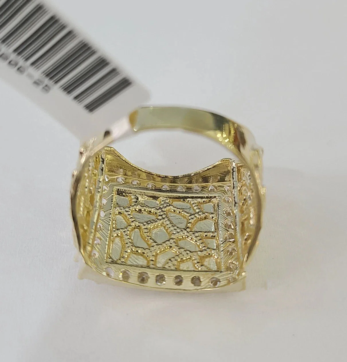 Real 10k Nugget Ring Yellow Gold Women Men Genuine 10Kt - Image 6