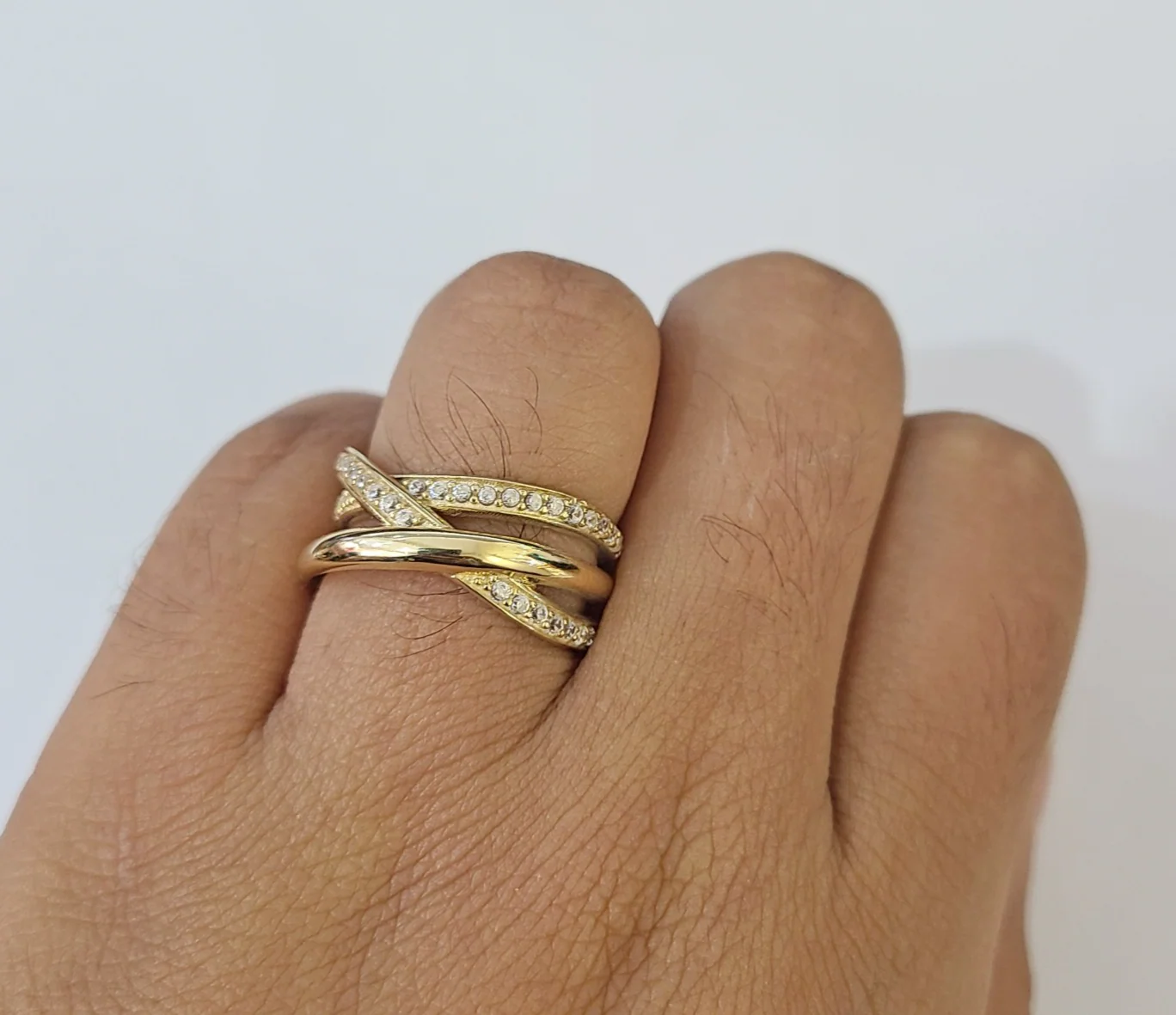 Real 10k Ring Engagement Yellow Gold Men Women Genuine Ring Sizes 6,7,8,9,10,11 & 12 - Image 2