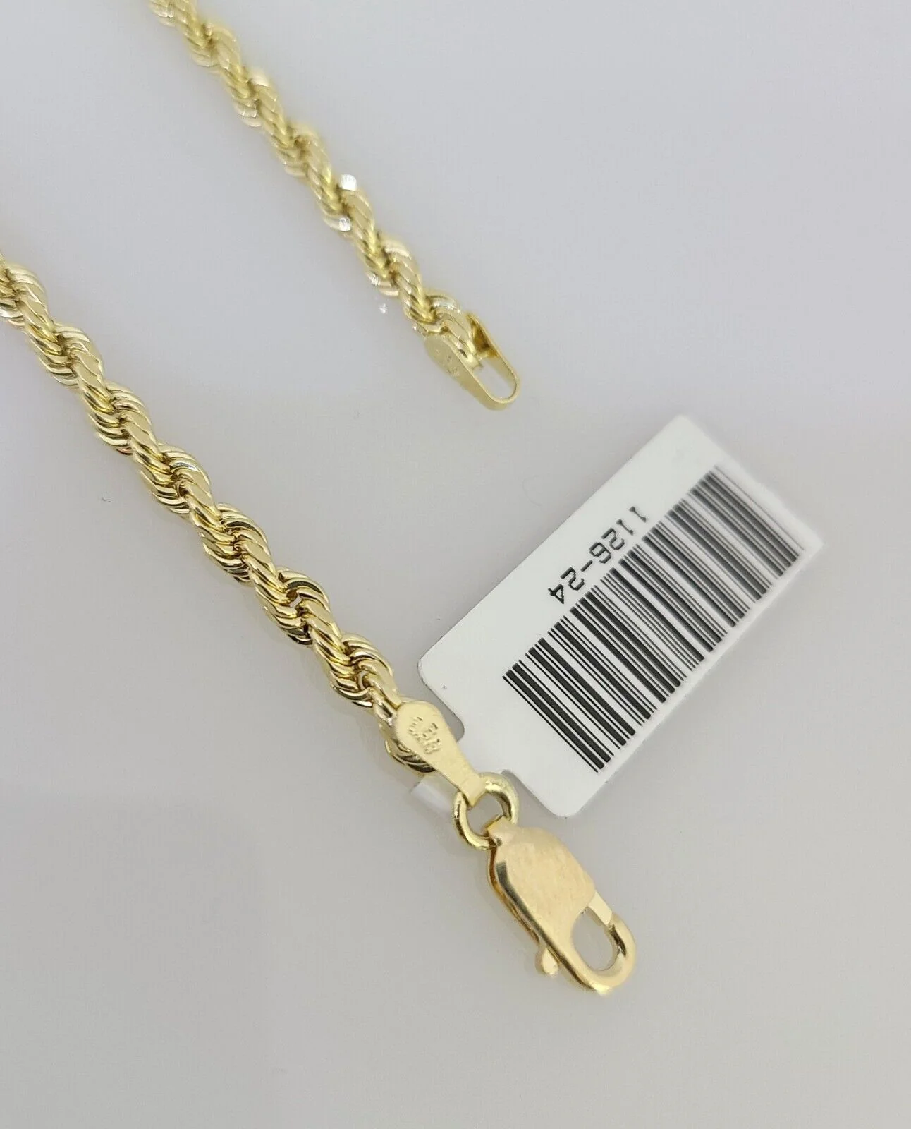 Real 10K Rope Bracelet Yellow Gold  8" Inch 3mm 10kt Men Women - Image 4