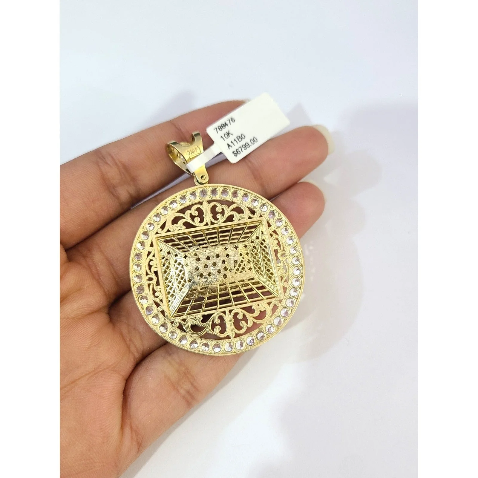 Real 10k Rope Chain Last Supper 7mm 20"-30" Necklace Pendant Set Gold Men - Image 8