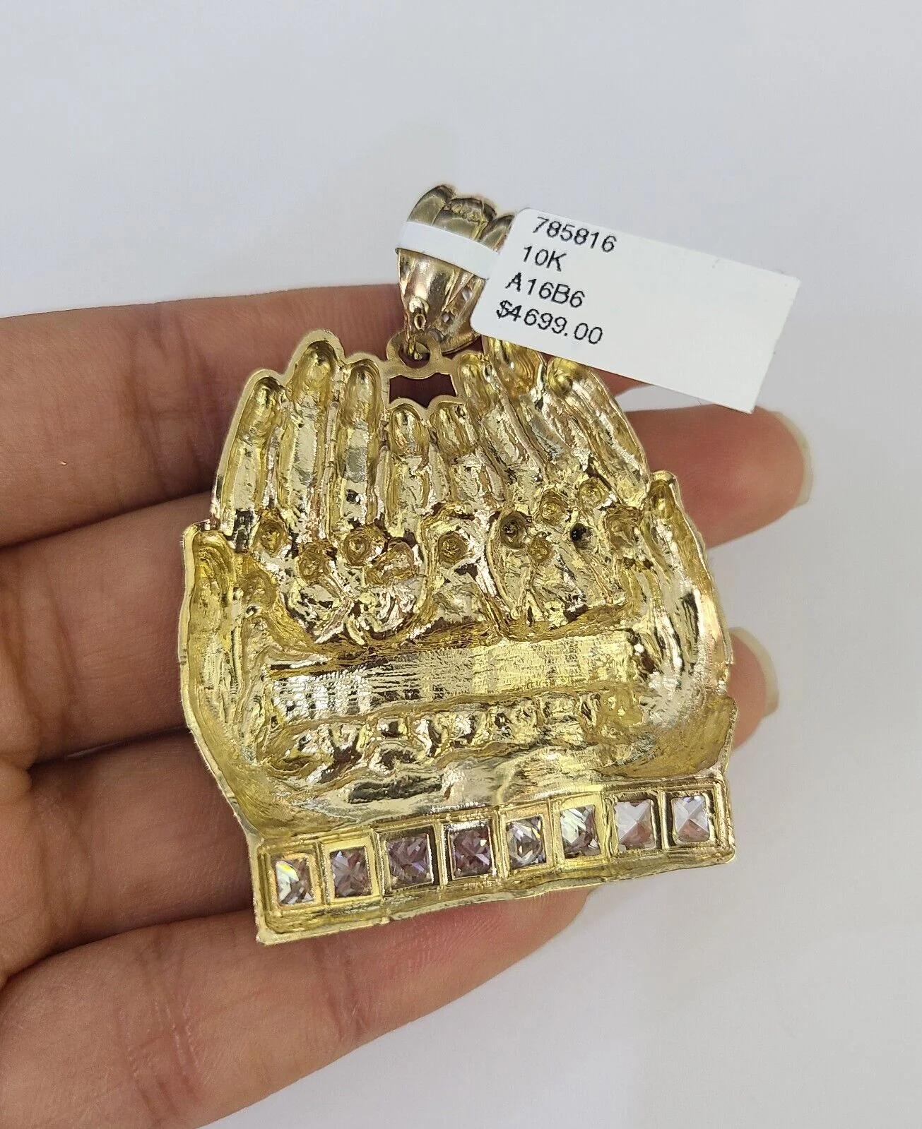Real 10k Rope Chain Last Supper Charm Set 8mm 20"-30" Inch Necklace Yellow Gold - Image 7
