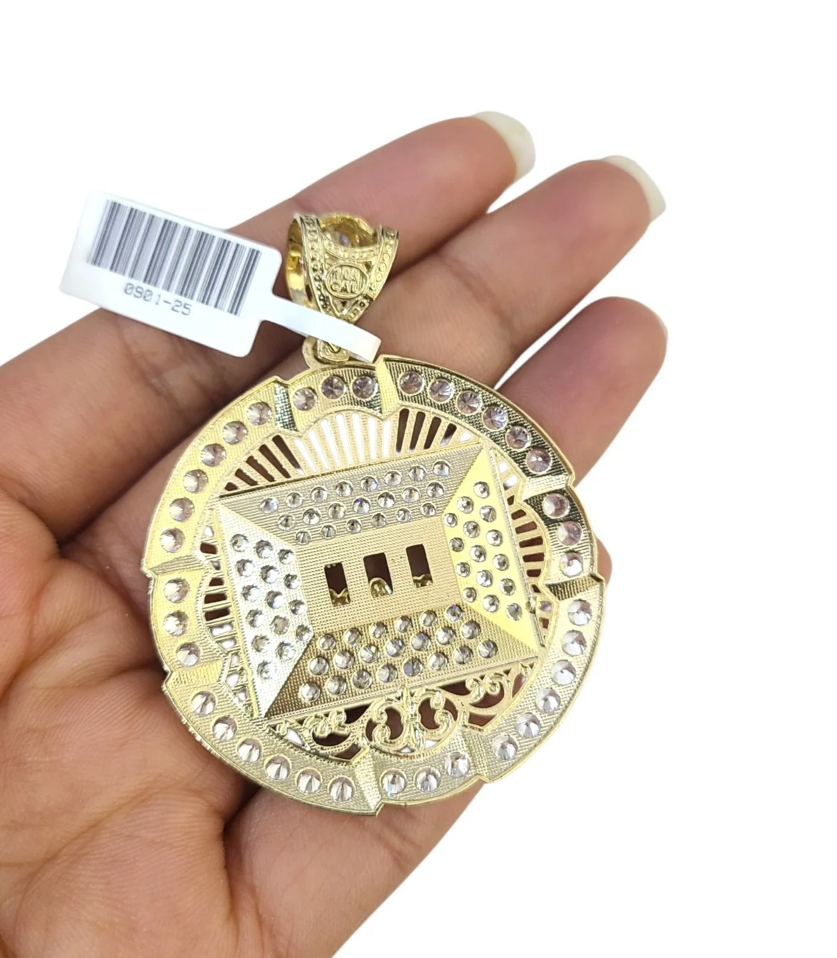 Real 10k Rope Chain Last Supper Necklace Pendant Set 7mm 20"-30" Gold Men - Image 7