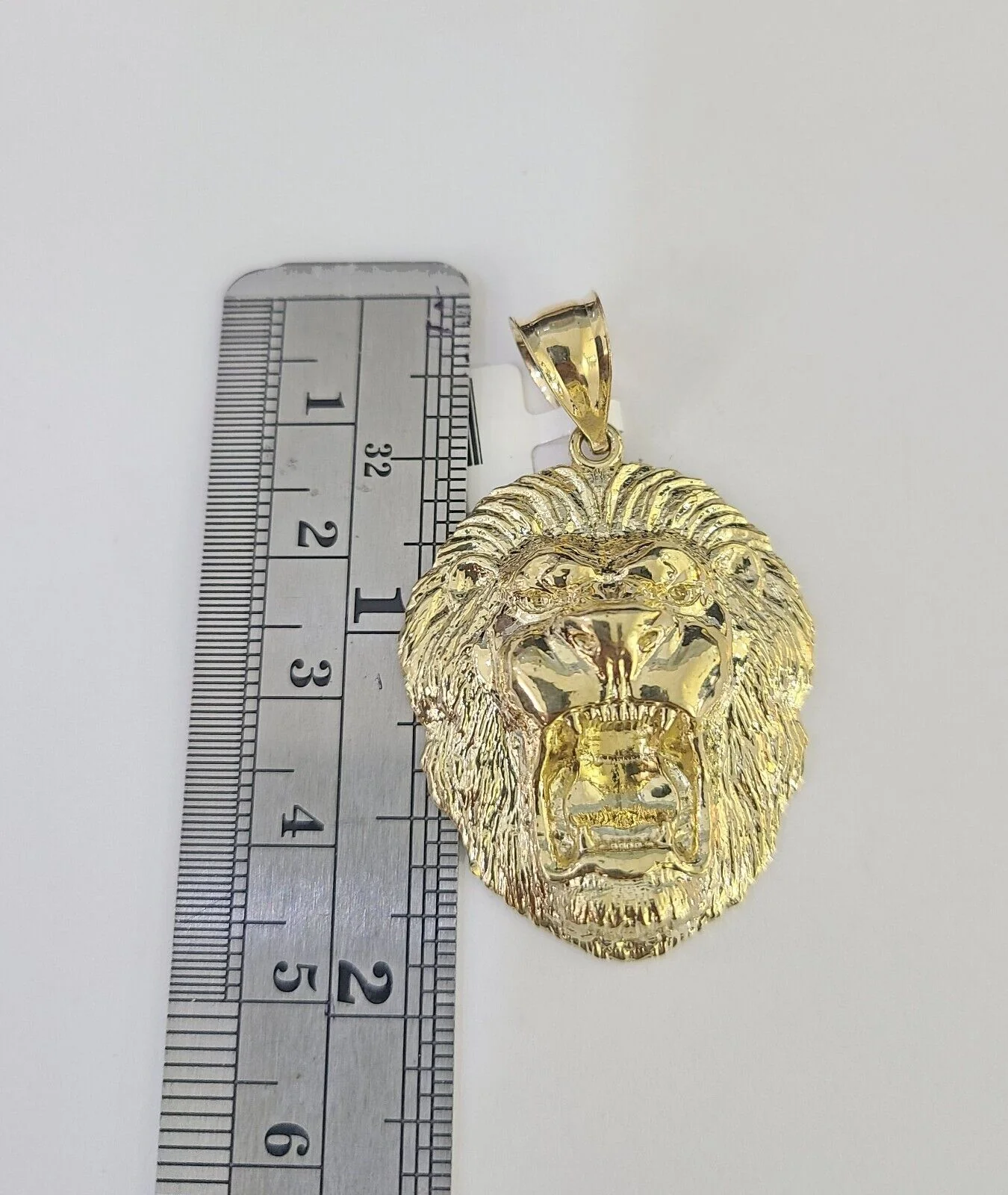 Real 10k Rope Chain Lion Charm Set 5mm 20"-30" Inch Necklace Yellow Gold - Image 4