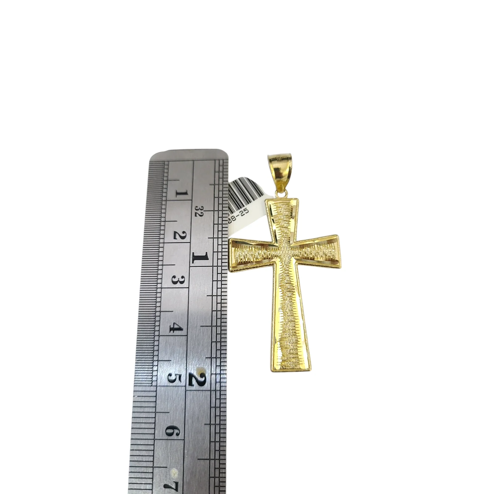 Real 10k Rope Chain Necklace Cross Charm Pendant Set 5mm 20"-30" Gold - Image 4