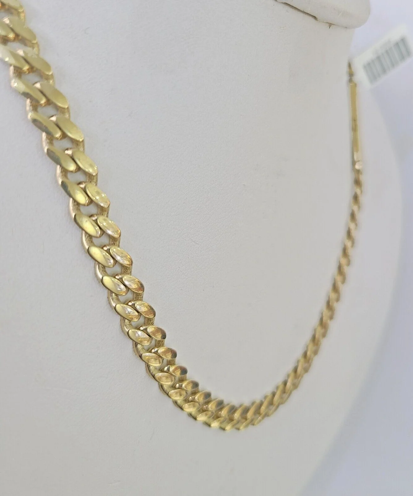 Real 10k Royal Monaco Chain 6mm 20 inches Yellow Gold Necklace Men Women - Image 4