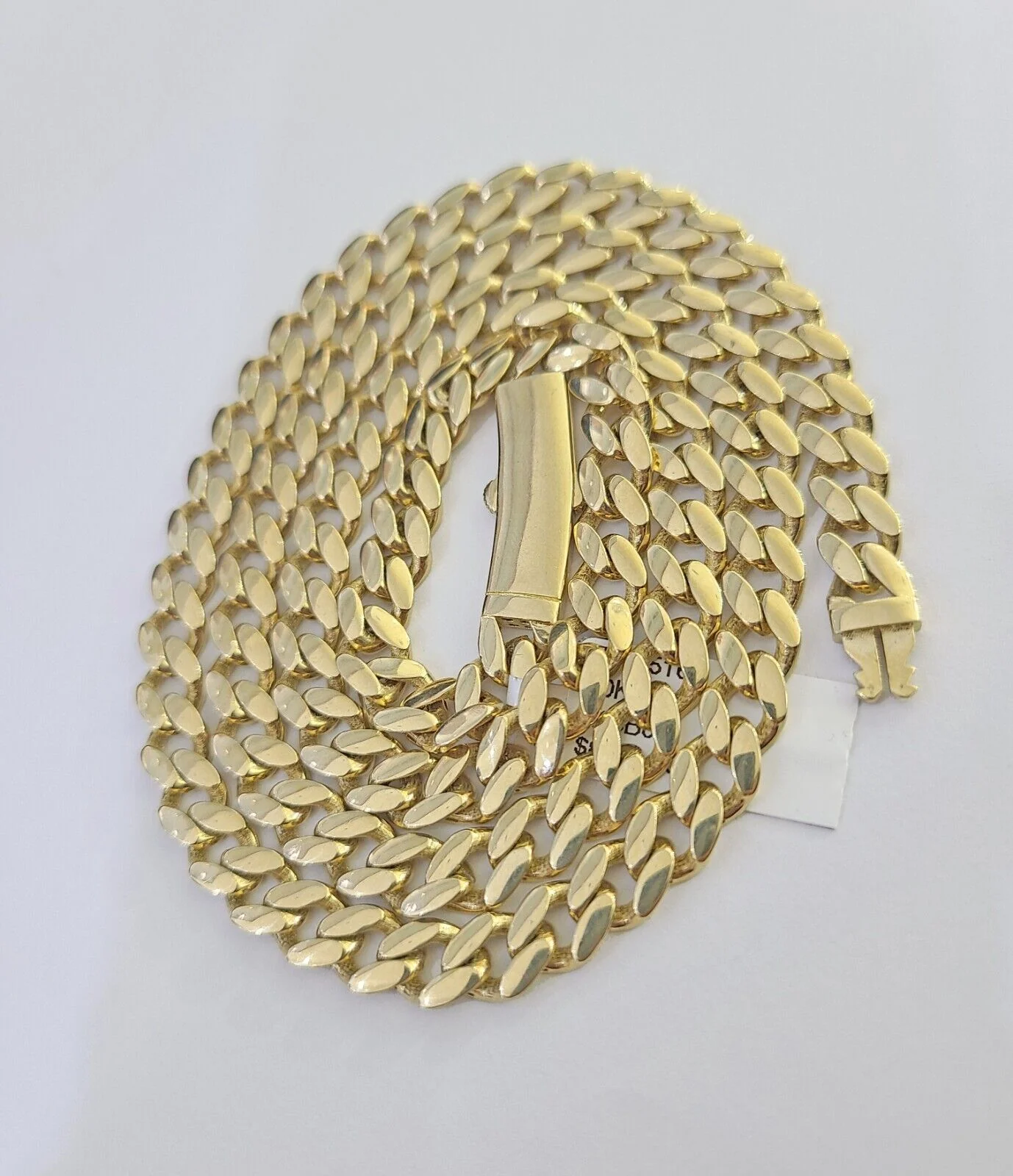 Real 10k Royal Monaco Chain 6mm 24 inches Yellow Gold Necklace Men Women - Image 6