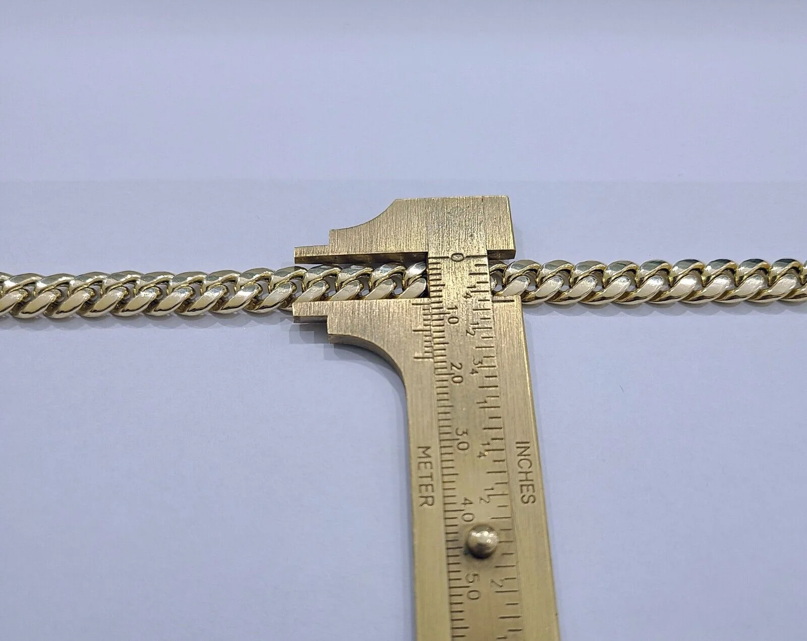 Real 10k Yellow Gold 8mm Miami Cuban Chain Necklace 18''-30'' inch 10kt Unisex - Image 4
