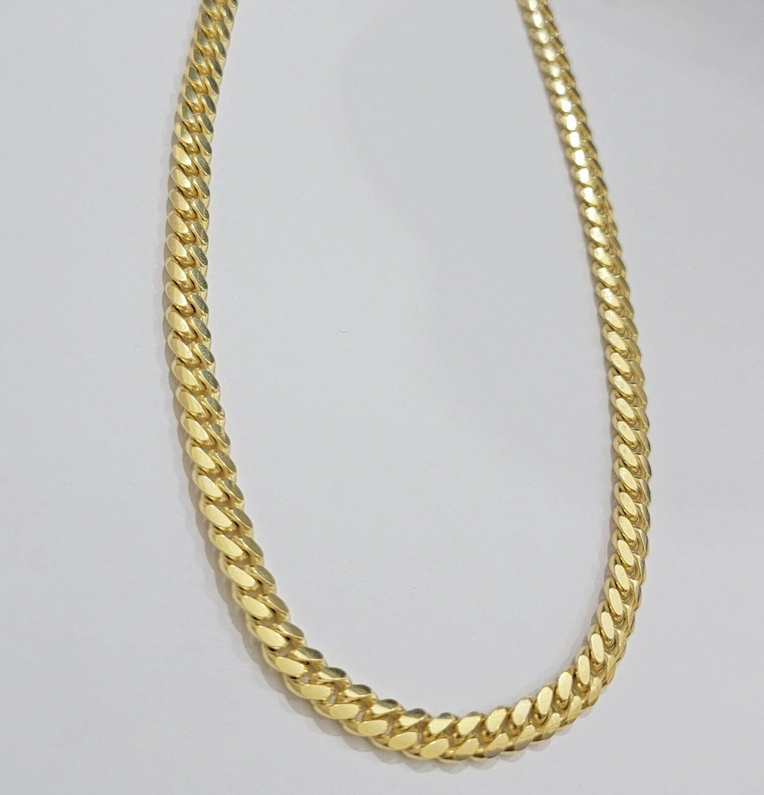 Real 10k Yellow Gold Chain 24 Inch 6mm Miami Cuban Link SOLID 10kt Strong Link - Image 10