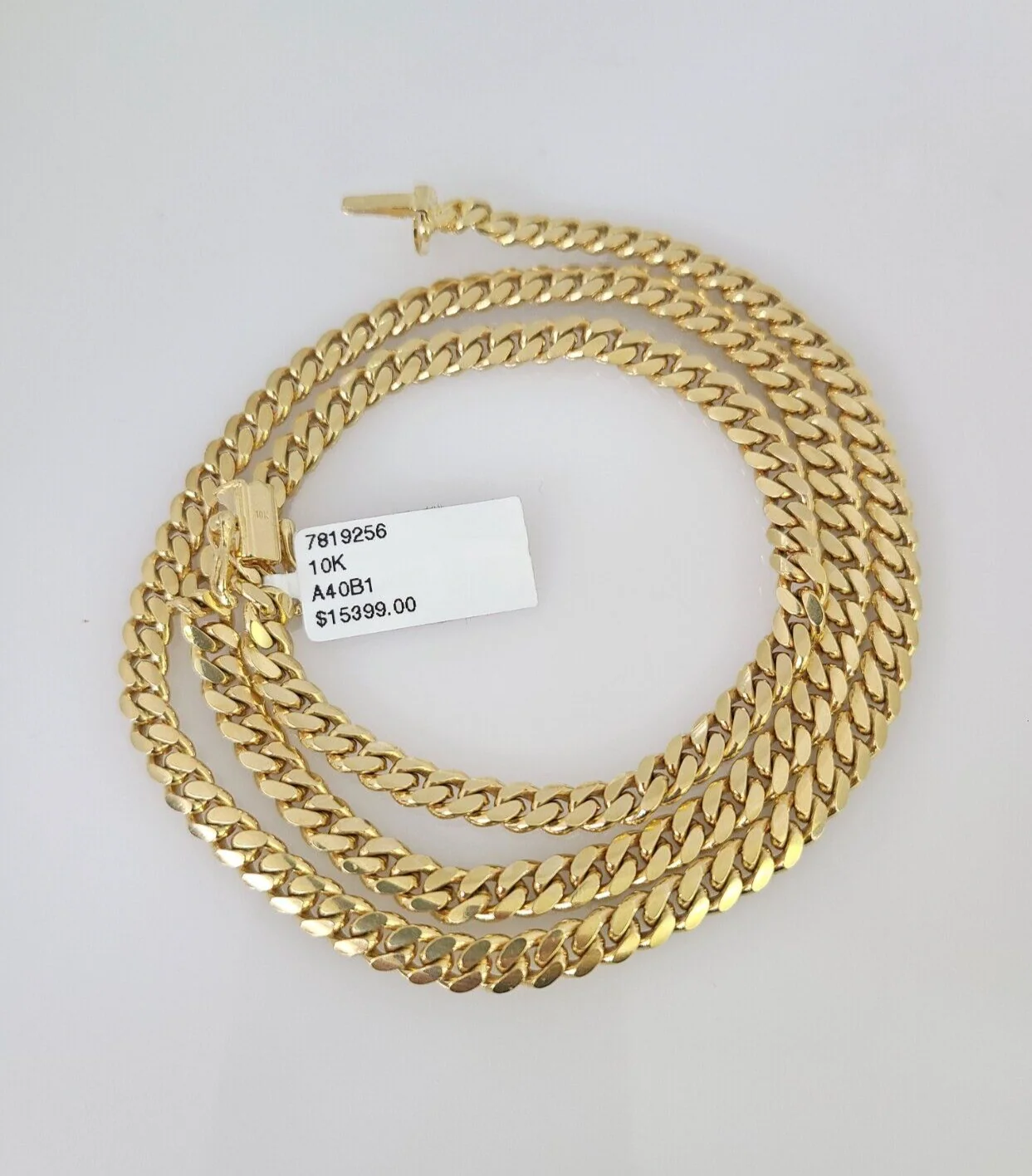 Real 10k Yellow Gold Chain 5mm Solid Miami Cuban Link Necklace 22 Inch Genuine - Image 7