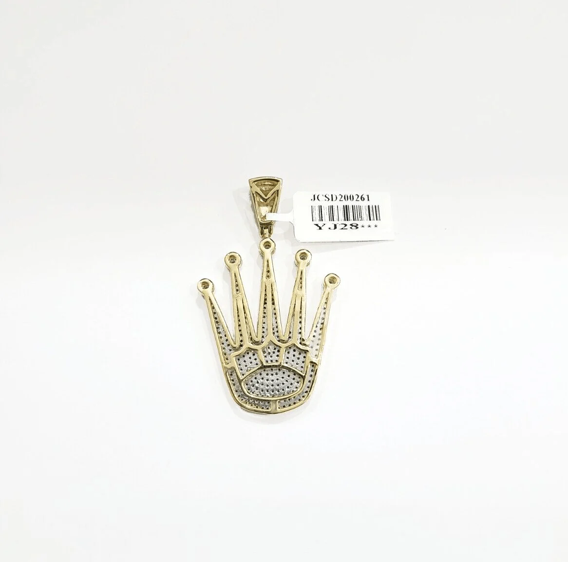 Real 10k Yellow Gold Diamond 1.34CT Pendant Charm for Necklace & Chain 10kt - Image 5