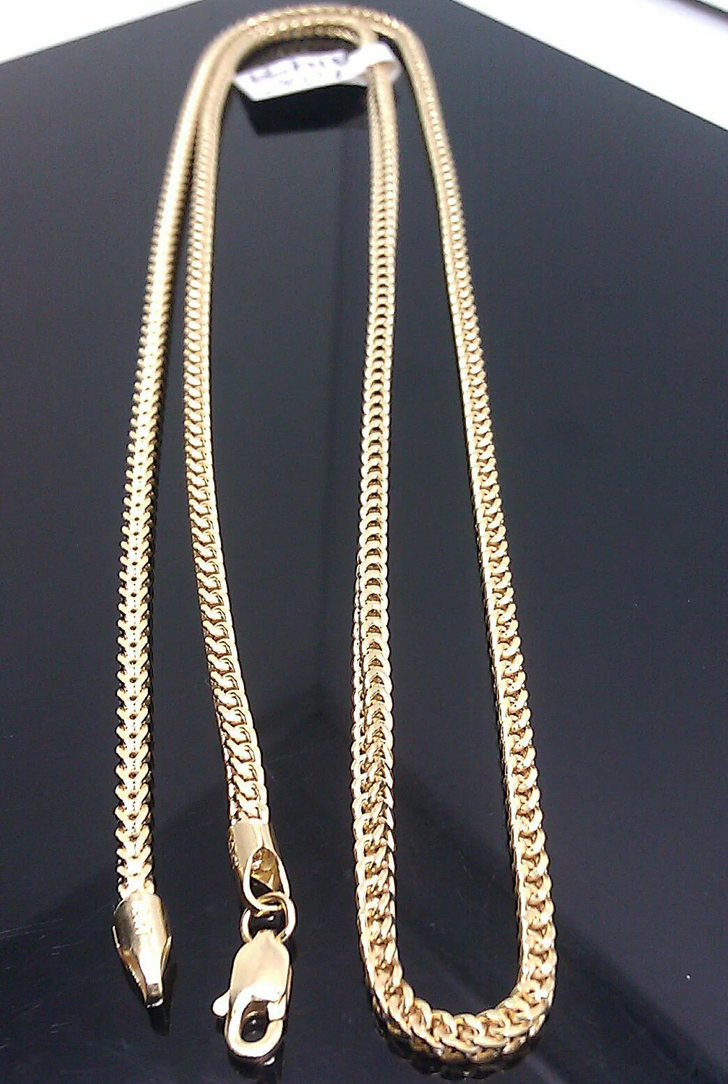 Real 10k  yellow Gold Franco Chain 22" Necklace For Men Women Strong - Image 3