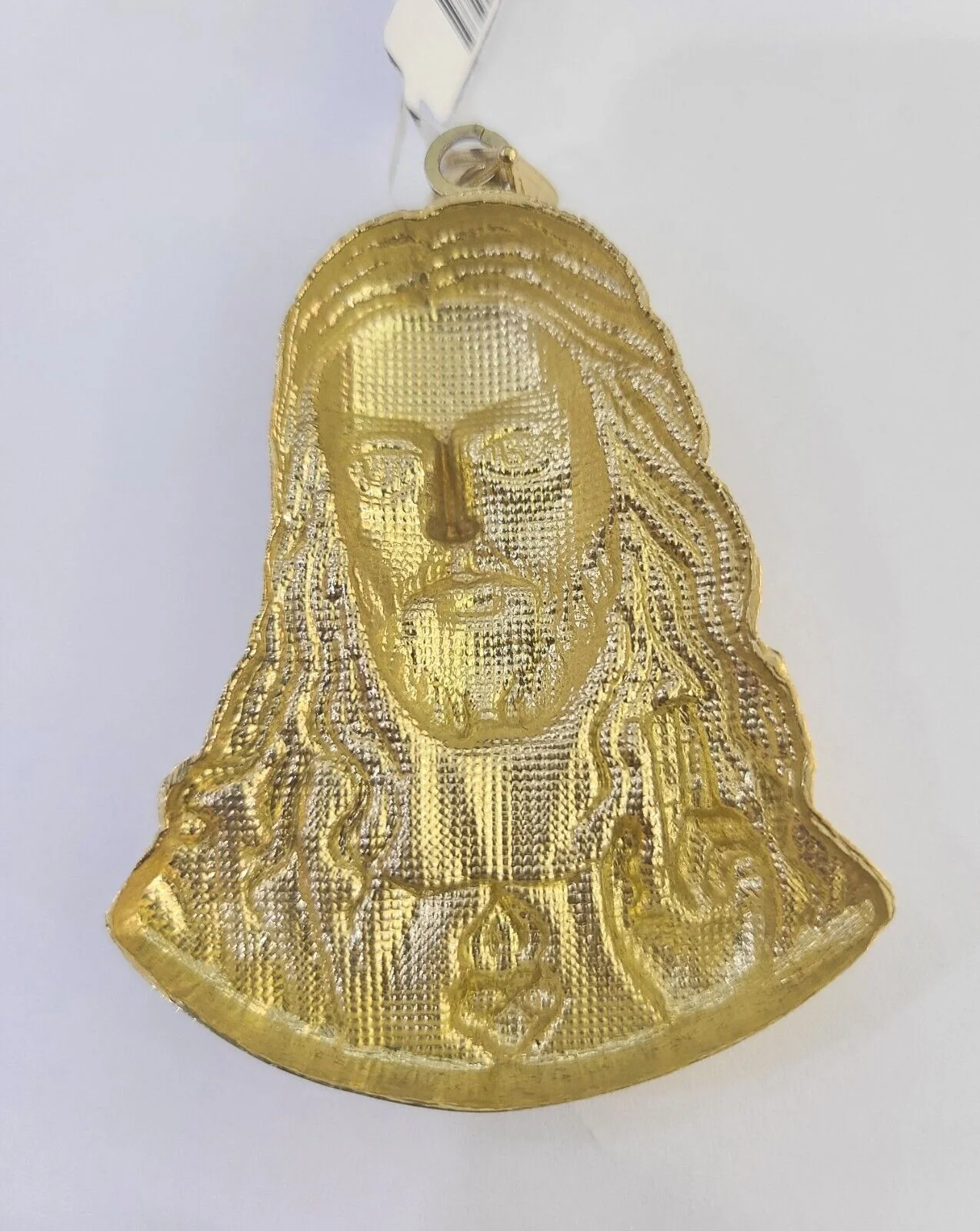 Real 10K Yellow Gold Jesus Head Pendant Charm Genuine - Image 4