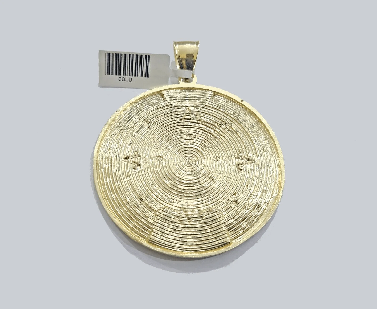 Real 10k Yellow Gold Mayan Calendar Charm Pendant 10kt for Chain - Image 6