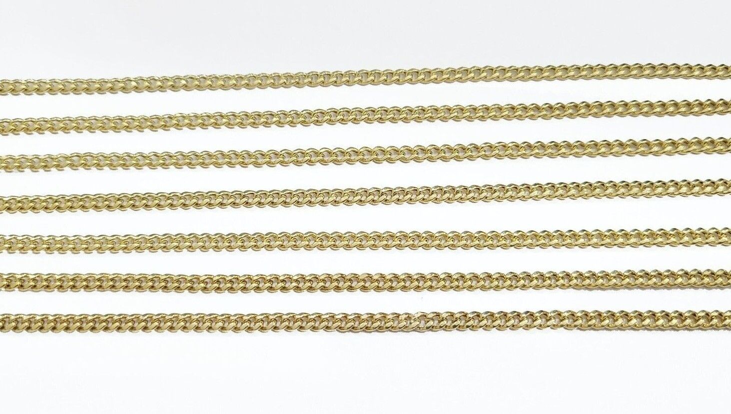 Real 10K Yellow Gold Miami Cuban Chain 3mm Necklace  18-30'' Inches Lobster 10kt - Image 6