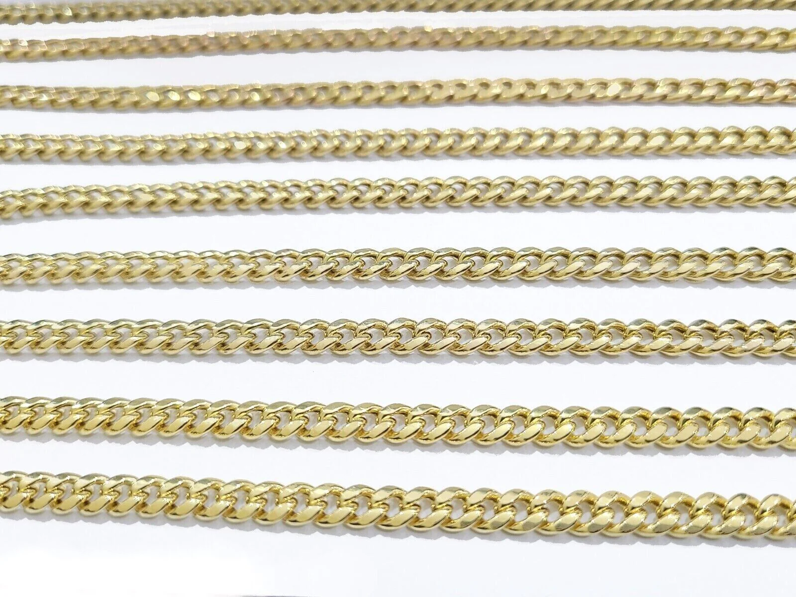 Real 10K Yellow Gold Miami Cuban Chain 5mm Necklace 18-28'' Inches Lobster 10kt - Image 5