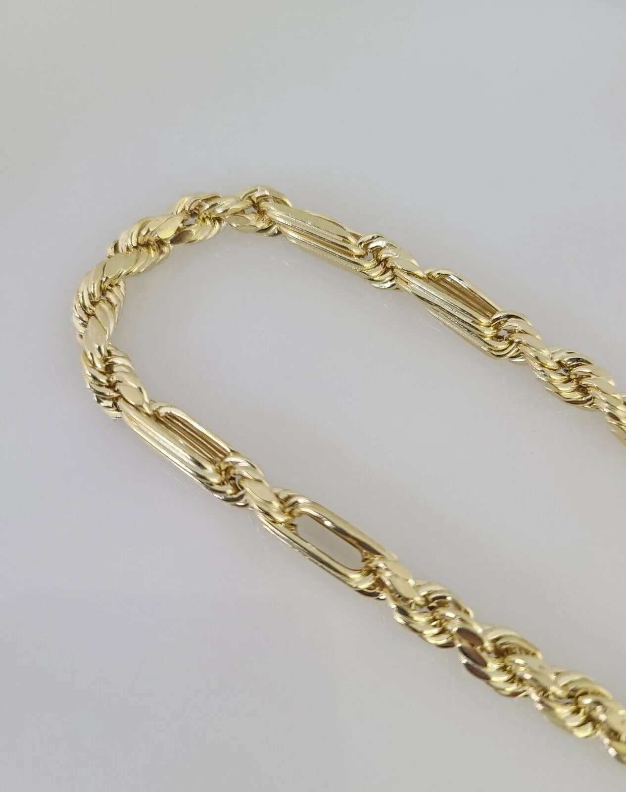 Real 10k Yellow Gold Milano Rope Chain Necklace 18"-30" Inches 6mm 10kt - Image 6