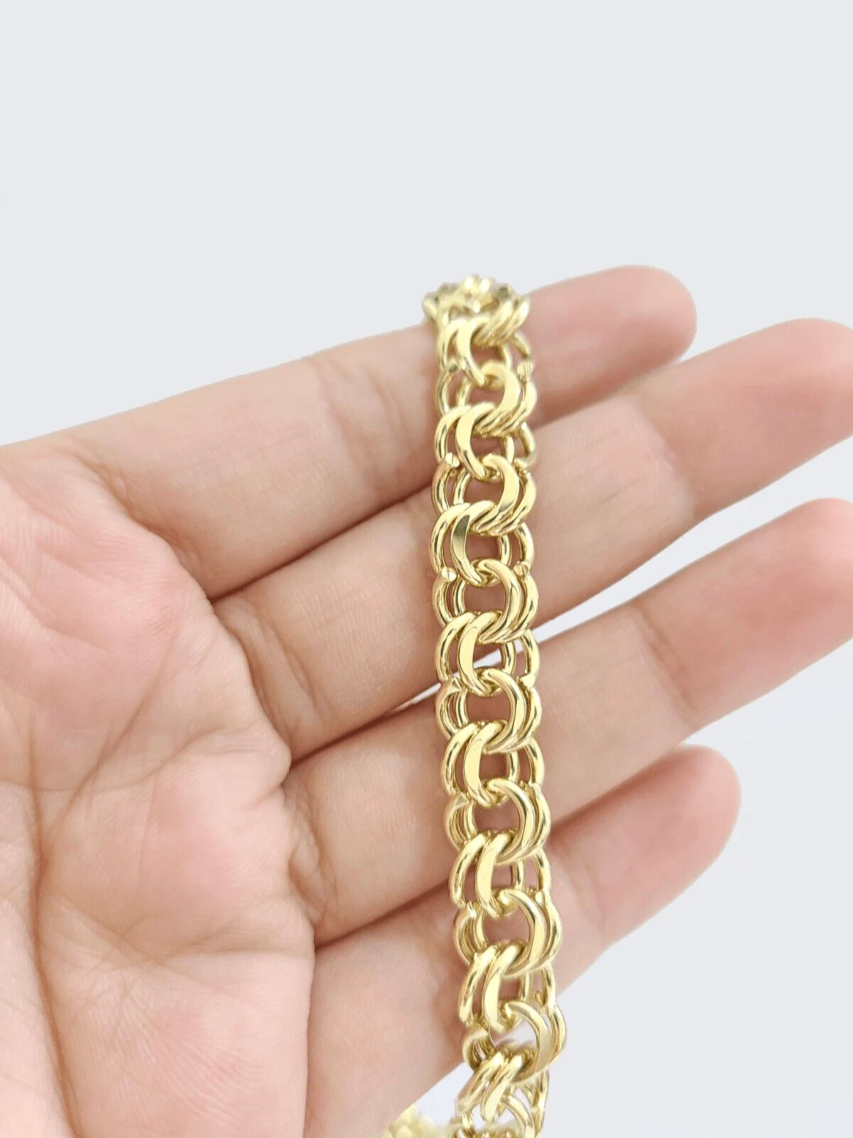 Real 10k Yellow Gold Necklace 10mm Chino Chain 26'' inches Unisex - Image 3