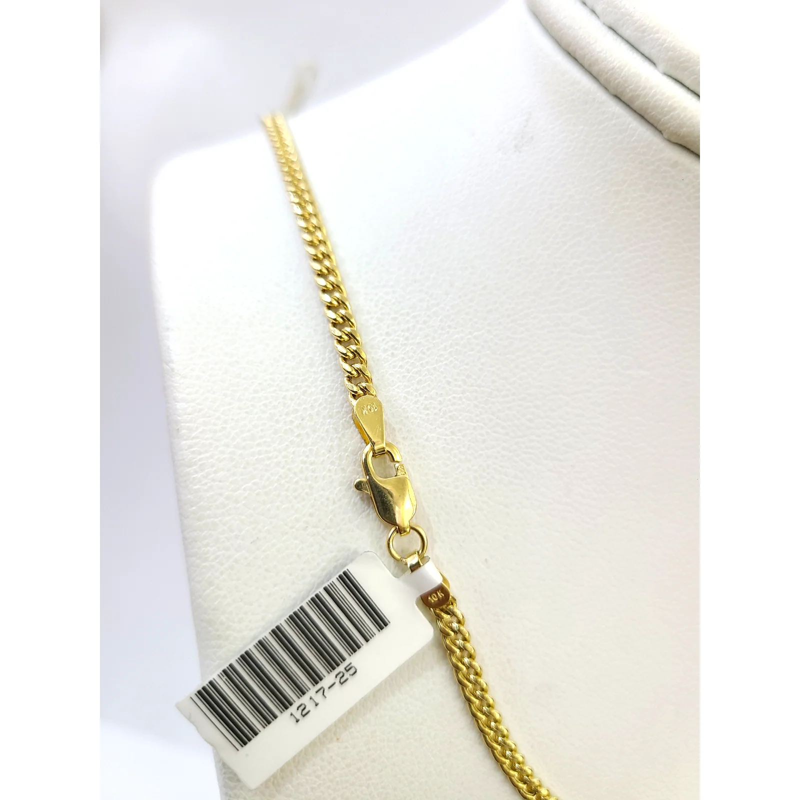 Real 10k Yellow Gold Necklace 3mm Miami Cuban Link Chain 22 Inch 10KT - Image 3