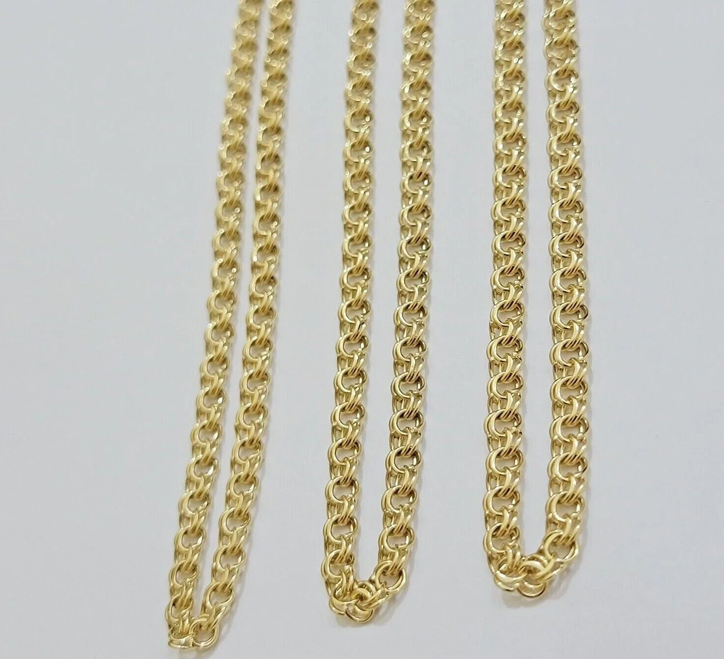 Real 10k Yellow Gold Necklace Chain Chino Link 6mm SOLID 18 - 26 Inch Mens 10Kt - Image 10